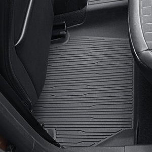 Tepih, gumiran zadaj, črn